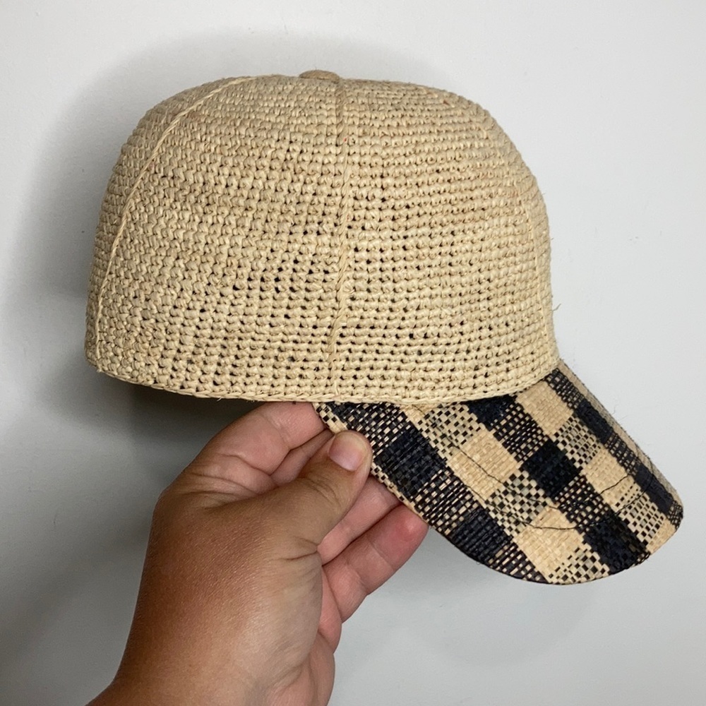 Jaden Rael Madagascar 100% Raffia hat size medium‎